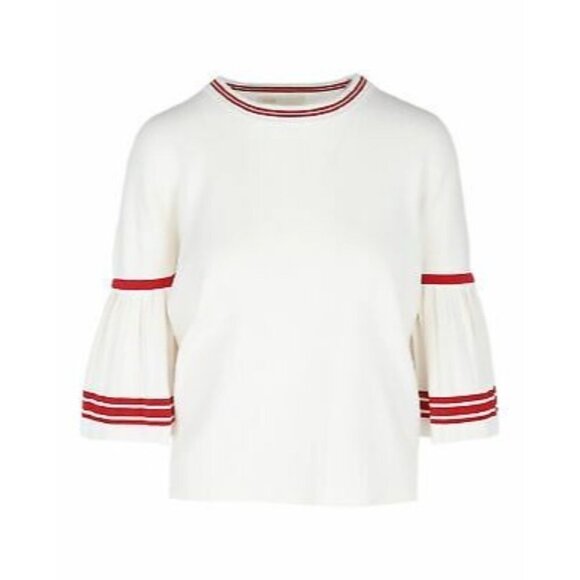 NWT Maje Monica sweater In White Size 3 (L) - Picture 3 of 13